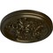 Ekena Millwork Katheryn Ceiling Medallion (Fits Canopies up to 2 1/8"), Hnd-Painted Green Gold, 14 1/2"OD x 2 3/4"P CM14KTGGS - alternate 3